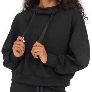 SPANX AirLuxe at the hip Black Hoodie XS